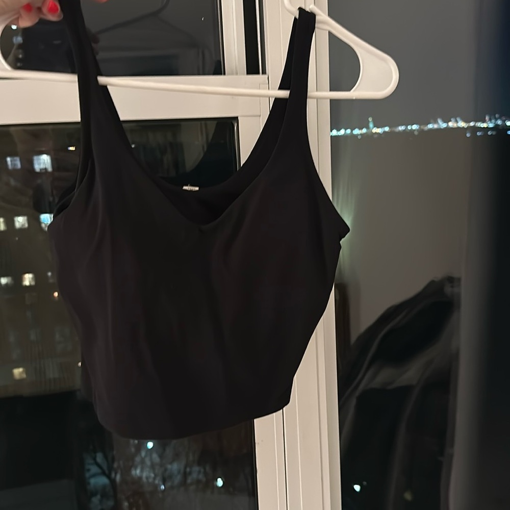 Black lululemon align tank top in size 4